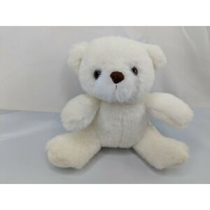 Heartwarmers White Bear Plush 6 Inch Carlton Cards Stuffed Animal Toy